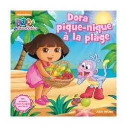 Dora pique-nique à la plage Nickelodeon productions Albin Michel