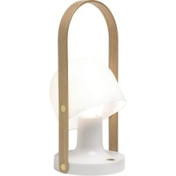 Marset - Lampe sans fil rechargeable Followme - Bois naturel - Contreplaqué de chêne - Designer Inma Bermúdez