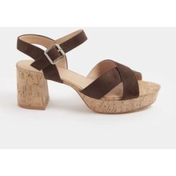 Yours Curve Yours Curve Platform Sandals Brun EU 38 (UK 5)