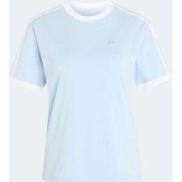 adidas originals adidas Originals 3 Stripe Floral Cali T-Shirt bleu 36-38 (UK 8-10)