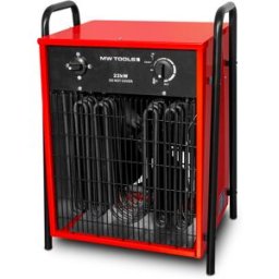 Chauffage électrique de chantier soufflant 22kW 400V portable MW Tools WEL22