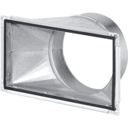 Helios AIR1-ÜS XH 3500-4500/RH 3000 - Pièce de transition rectangulaire-ronde - 04369