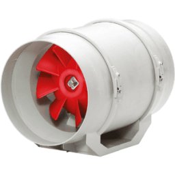 Helios MV EC 200 Multivent - Ventilateur de gaine EC monophasé à 2 vitesses, DN 200 - 06034