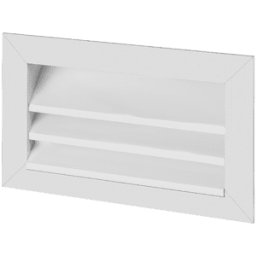 Helios WSG 50/25 Grille pare-intempéries - rectangulaire Aluminium anodisé - 00110
