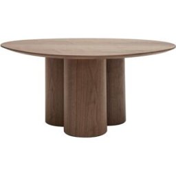 Miliboo Table basse design bois foncé noyer L78 cm HOLLEN