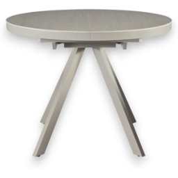 ZAGO STORE Table repas céramique blanche 100 cm avec allonge