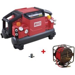 Lot MAX AKHL1320E Compresseur 34 bars 2 cuves avec enrouleur et ZT99998