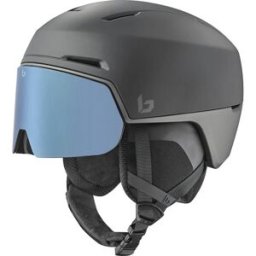 Bollé Casque de ski à visière BOLLE X-FUSION PURE (Mineral Black Matte - Brown Blue Cat 2) Mixte 52-55 cm