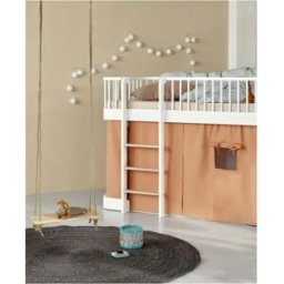 Oliver Furniture Rideau cabane pour lit mezzanine mi-haut/lit superposé Wood Original 138 cm Caramel taille unique