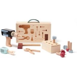 Kid's Concept Malette à outils en bois Multicolore taille unique