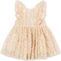 Konges Sløjd Robe Ally Strass Tulle Beige 5 ans
