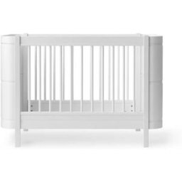Oliver Furniture Lit bébé évolutif Wood Mini+ sans kit junior Blanc taille unique