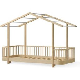 Oliver Furniture Lit cabane Original, 90x200 cm Chêne taille unique