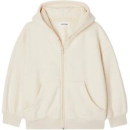 American Vintage Sweat Capuche Zippé Bobypark Ecru 3/4 ans