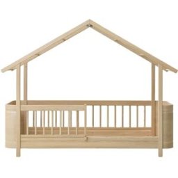 Oliver Furniture Lit cabane Wood Mini+ Chêne taille unique