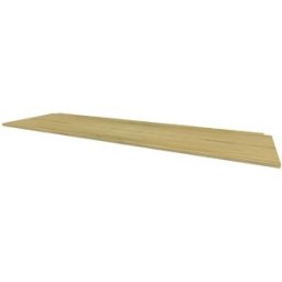 ABC MEUBLES Bureau tablette 200cm en bois pour lit mezzanine - Miel