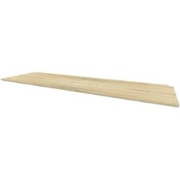 ABC MEUBLES Bureau tablette 200cm en bois pour lit mezzanine - Vernis Naturel