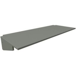 ABC MEUBLES Bureau tablette 90cm en bois pour lit mezzanine - Gris
