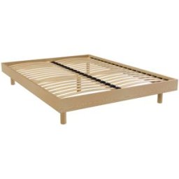 ABC MEUBLES Sommier 160x200 Kit Noé en bois massif - Miel
