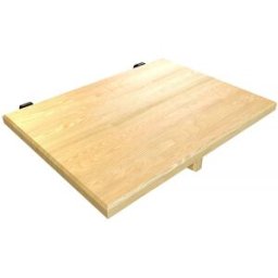 ABC MEUBLES Table de chevet suspendue en bois avec crochets - Miel