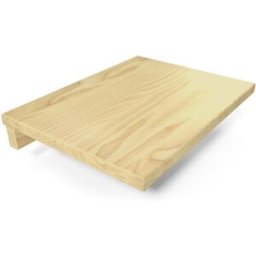 ABC MEUBLES Table de chevet suspendue bois - Miel