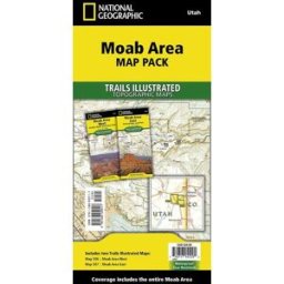 Carte de randonnée - Zone de Moab [Pack de cartes] National Geographic