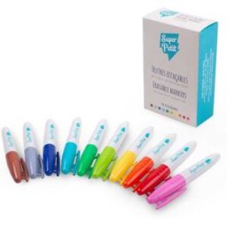 Lot de 10 feutres effaçables pour set en silicone (3 ans et +) SuperPetit