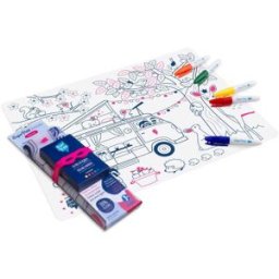Set de coloriage réutilisable en silicone - Dream Van (3 ans et +) SuperPetit