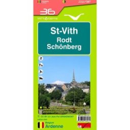 Carte de randonnée n° 36 - St-Vith, Rodt, Schönberg Mini Planet