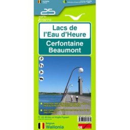 Carte de randonnée n° 25 - Lacs de l'Eau d'Heure, Cerfontaine, Beaumont Mini Planet