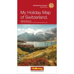 Carte routière - Suisse, ma carte des vacances Hallwag