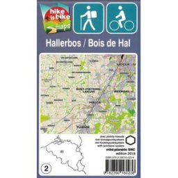 Carte de randonnée - Bois de Hal (Belgique) Mini Planet