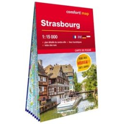 Mini plan de poche plastifié - Strasbourg Express Map