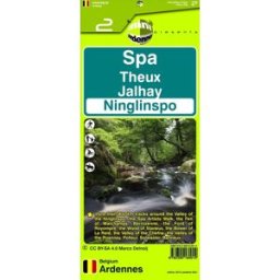 Carte de randonnée n° 2 - Spa, Theux, Jalhay Mini Planet