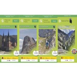 Carte de randonnée - Parc national des Picos de Europa 1:25 000 – 3 cartes + guide (anglais) CNIG