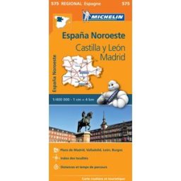Carte routière n° 575 - Espagne nord-est (Castille-et-Leon & Région de Madrid) Michelin