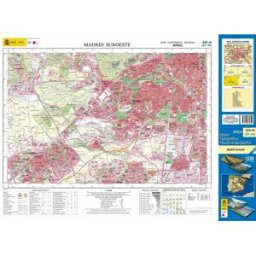 Carte topographique de l'Espagne n° 0559.3 - Madrid Suroeste CNIG - 1/25 000