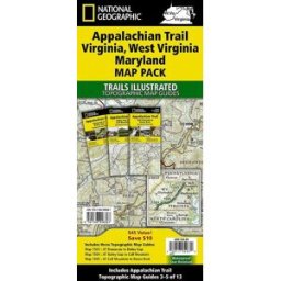 Cartes de randonnée - Appalachian Trail : Virginia, West Virginia, Maryland (lot de cartes) National Geographic
