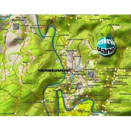 Carte de randonnée n° 16 - Florenville, Chiny, Muno Mini Planet