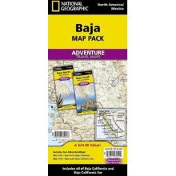 Cartes de voyage de la Basse Californie, n° 3103, 3104 (lot de cartes) National Geographic