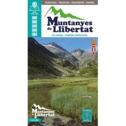 Editorial Alpina Carte de randonnée - Muntanyes de Llibertat guide + carte Alt Pirineu (Pyrénées, Ariège) Alpina
