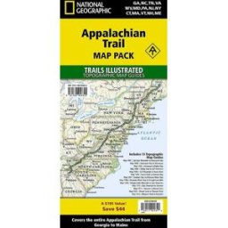 Cartes de randonnée - Appalachian Trail (lot de cartes) National Geographic