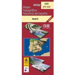 Carte topographique de l'Espagne n° 0559 - Madrid CNIG - 1/50 000
