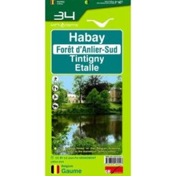 Carte de randonnée n° 34 - Habay, Forêt d'Anlier-Sud, Tintigny, Etalle Mini Planet