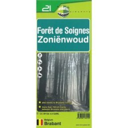 Carte de randonnée n° 21 - Forêt de Soignes Mini Planet