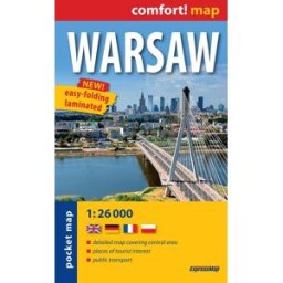 Plan de poche plastifié - Varsovie mini Express Map