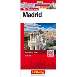 Plan de ville - Madrid Hallwag - 3 in 1 City maps