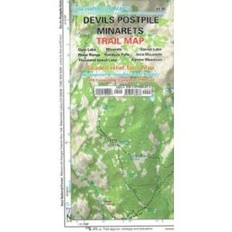 Devil's Postpile, Californie Tom Harrison Maps