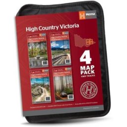 Cartes routières (lot de 4 cartes) - High Country Victoria (Australie) Hema Maps