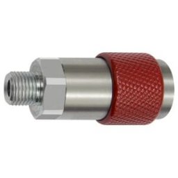 Riegler Accouplement de sécurité rotatif universel NW 6, ISO 6150 C, G 3/8 AG, rouge (426.12-DREH-R)